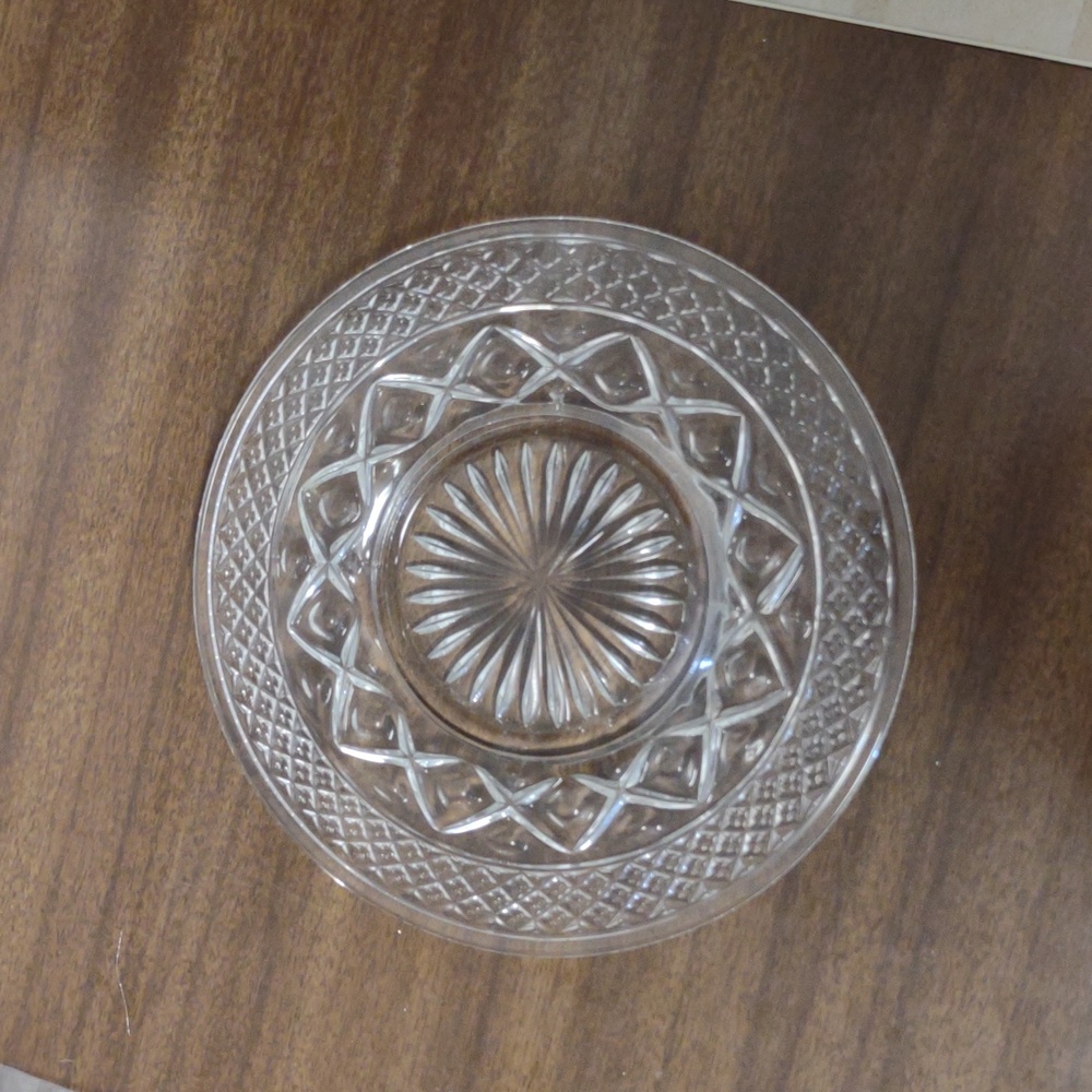 Vintage Imperial Glass Clear Cape Cod Salad Plates